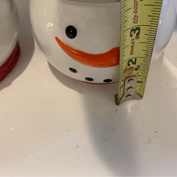 St. Nicholas Square Set of 3 Stackable Christmas Snowman Bowls  (Unused) - Picture 8 of 16